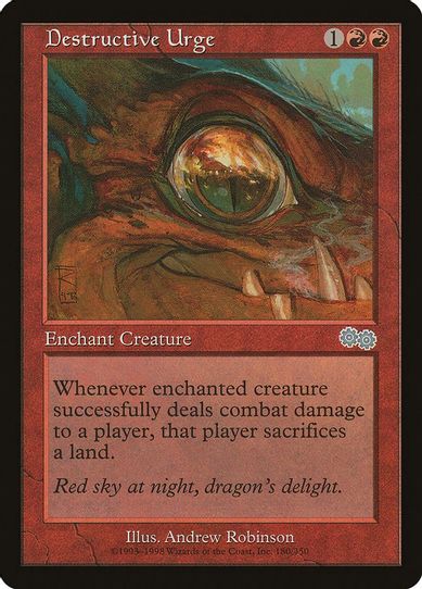 Destructive Urge (180) [Urza's Saga]
