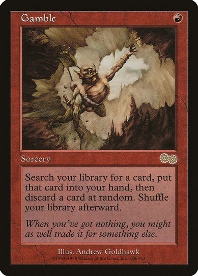 Gamble (188) [Urza's Saga]