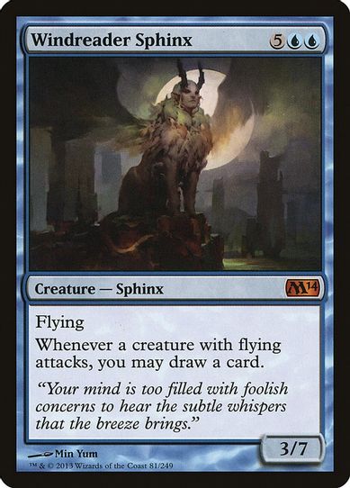 Windreader Sphinx (81) [Magic 2014 (M14)]