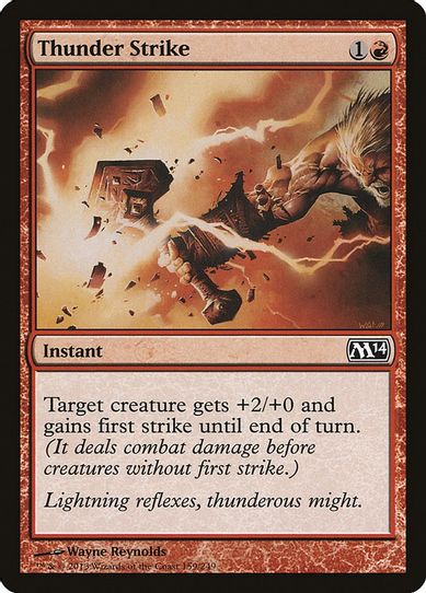 Thunder Strike (159) [Magic 2014 (M14)]