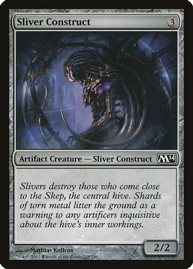 Sliver Construct (218) [Magic 2014 (M14)]