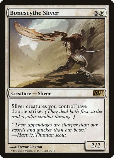 Bonescythe Sliver (9) [Magic 2014 (M14)]