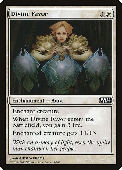 Divine Favor (17) [Magic 2014 (M14)]