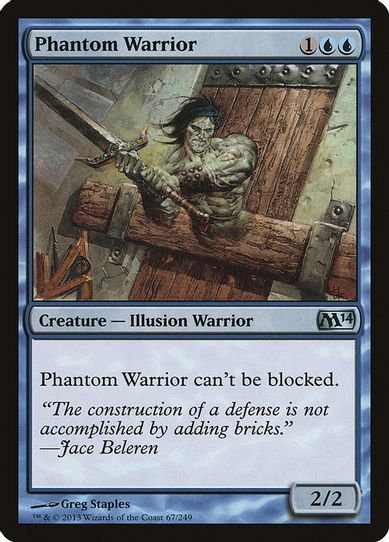 Phantom Warrior (67) [Magic 2014 (M14)]