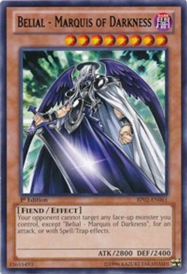 Belial - Marquis of Darkness (BP02-EN061) [Battle Pack 2: War of the Giants]