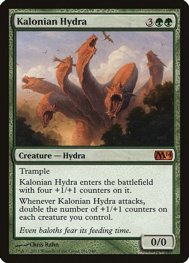 Kalonian Hydra (181) [Magic 2014 (M14)]