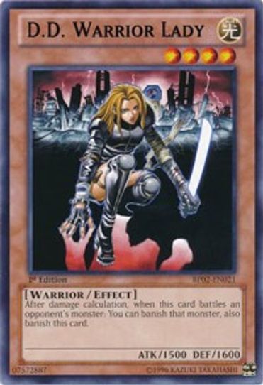 D.D. Warrior Lady (BP02-EN021) [Battle Pack 2: War of the Giants]