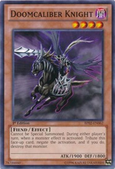 Doomcaliber Knight (BP02-EN062) [Battle Pack 2: War of the Giants]
