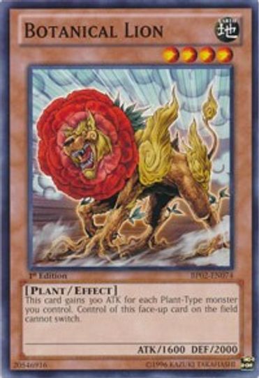 Botanical Lion (BP02-EN074) [Battle Pack 2: War of the Giants]