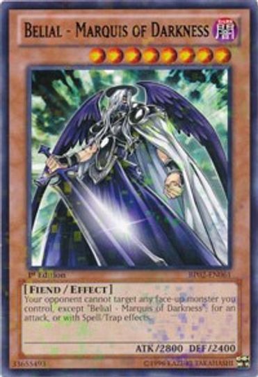 Belial - Marquis of Darkness (Mosaic Rare) (BP02-EN061) [Battle Pack 2: War of the Giants]