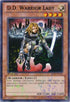 D.D. Warrior Lady (Mosaic Rare) (BP02-EN021) [Battle Pack 2: War of the Giants]