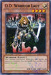 D.D. Warrior Lady (Mosaic Rare) (BP02-EN021) [Battle Pack 2: War of the Giants]