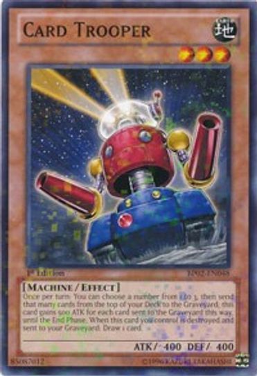 Card Trooper (Mosaic Rare) (BP02-EN048) [Battle Pack 2: War of the Giants]