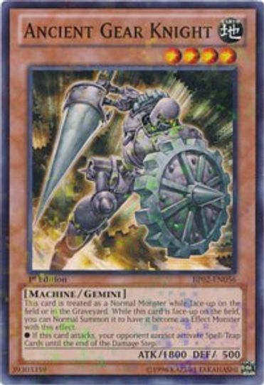 Ancient Gear Knight (Mosaic Rare) (BP02-EN056) [Battle Pack 2: War of the Giants]