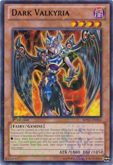 Dark Valkyria (Mosaic Rare) (BP02-EN064) [Battle Pack 2: War of the Giants]