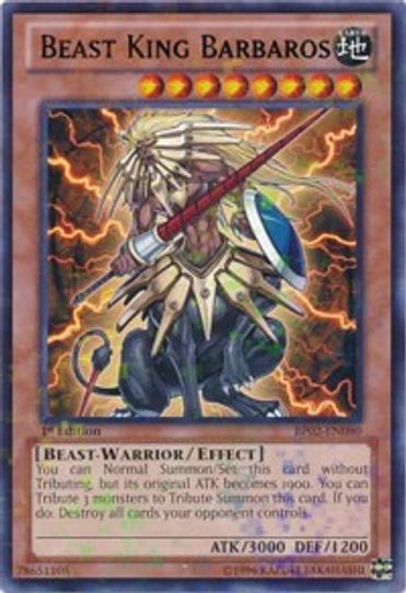 Beast King Barbaros (Mosaic Rare) (BP02-EN080) [Battle Pack 2: War of the Giants]
