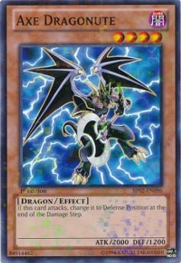 Axe Dragonute (Mosaic Rare) (BP02-EN096) [Battle Pack 2: War of the Giants]