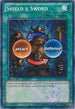 Shield & Sword (Mosaic Rare) (BP02-EN130) [Battle Pack 2: War of the Giants]