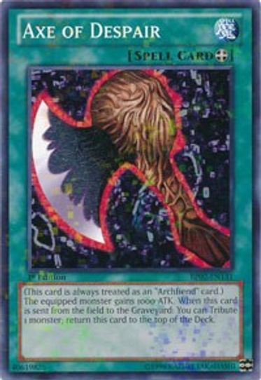 Axe of Despair (Mosaic Rare) (BP02-EN131) [Battle Pack 2: War of the Giants]