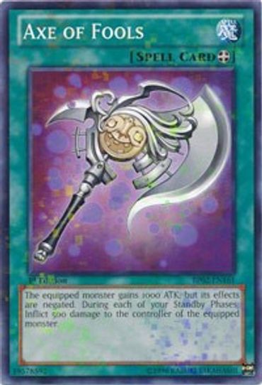 Axe of Fools (Mosaic Rare) (BP02-EN161) [Battle Pack 2: War of the Giants]