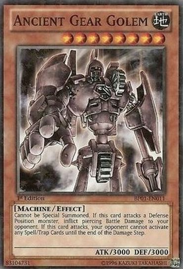 Ancient Gear Golem (Starfoil) (BP01-EN011) [Battle Pack: Epic Dawn]
