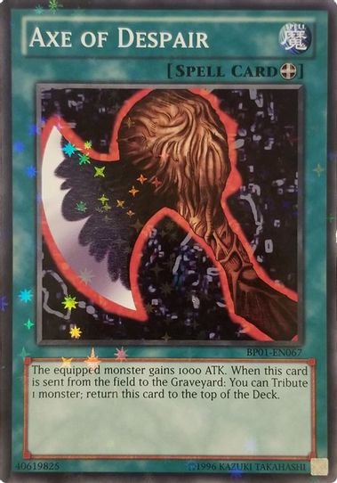 Axe of Despair (Starfoil) (BP01-EN067) [Battle Pack: Epic Dawn]
