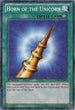 Horn of the Unicorn (Starfoil) (BP01-EN069) [Battle Pack: Epic Dawn]