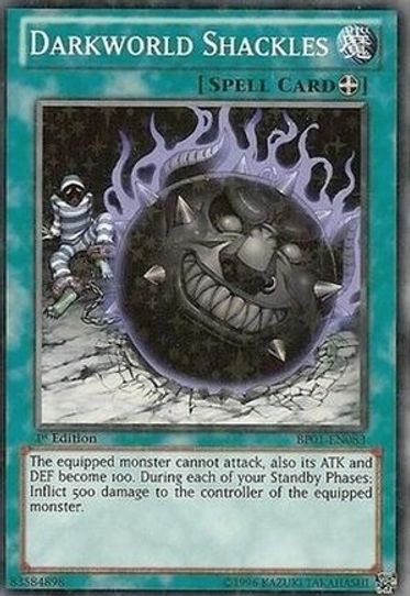 Darkworld Shackles (Starfoil) (BP01-EN083) [Battle Pack: Epic Dawn]