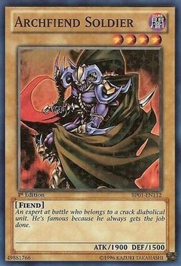 Archfiend Soldier (Starfoil) (BP01-EN112) [Battle Pack: Epic Dawn]