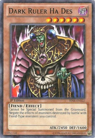 Dark Ruler Ha Des (Starfoil) (BP01-EN122) [Battle Pack: Epic Dawn]