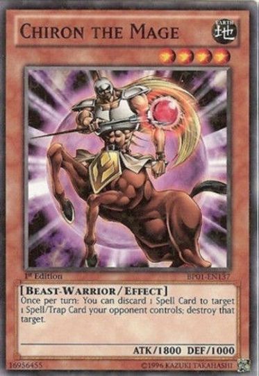 Chiron the Mage (Starfoil) (BP01-EN137) [Battle Pack: Epic Dawn]