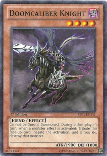 Doomcaliber Knight (Starfoil) (BP01-EN141) [Battle Pack: Epic Dawn]