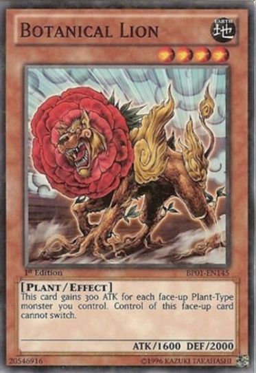 Botanical Lion (Starfoil) (BP01-EN145) [Battle Pack: Epic Dawn]