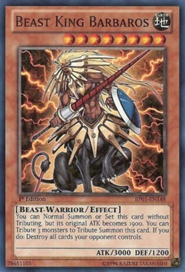 Beast King Barbaros (Starfoil) (BP01-EN148) [Battle Pack: Epic Dawn]