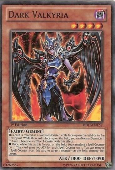 Dark Valkyria (Starfoil) (BP01-EN152) [Battle Pack: Epic Dawn]