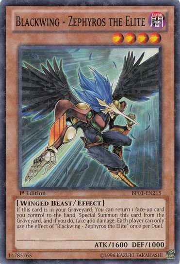 Blackwing - Zephyros the Elite (Starfoil) (BP01-EN215) [Battle Pack: Epic Dawn]