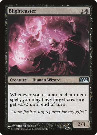 Blightcaster (86) [Magic 2014 (M14)]