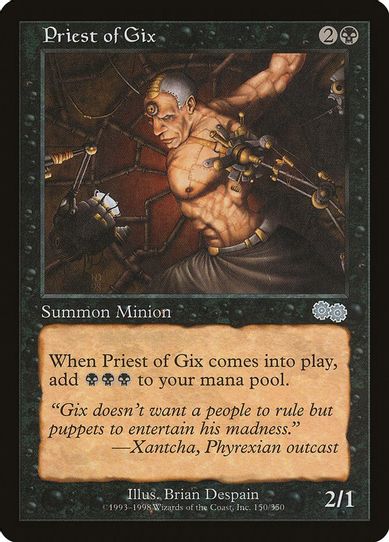Priest of Gix (150) [Urza's Saga]