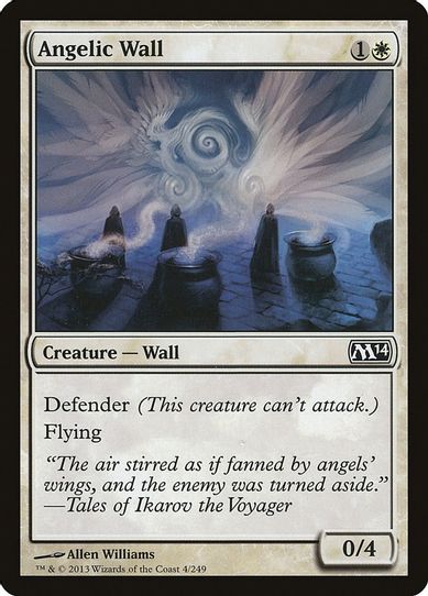 Angelic Wall (4) [Magic 2014 (M14)]