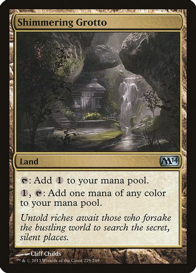 Shimmering Grotto (229) [Magic 2014 (M14)]