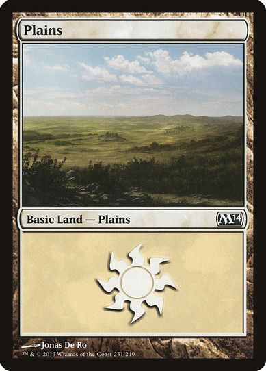 Plains (231) [Magic 2014 (M14)]