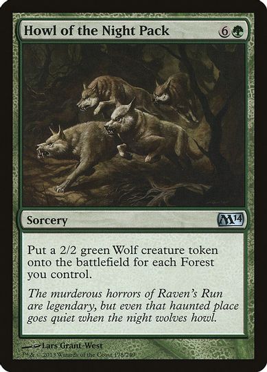 Howl of the Night Pack (178) [Magic 2014 (M14)]