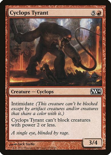 Cyclops Tyrant (135) [Magic 2014 (M14)]