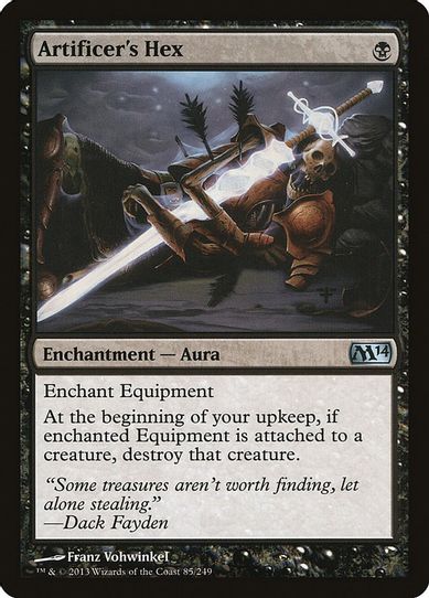 Artificer's Hex (85) [Magic 2014 (M14)]