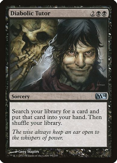 Diabolic Tutor (95) [Magic 2014 (M14)]