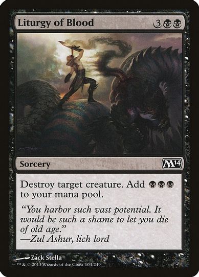 Liturgy of Blood (104) [Magic 2014 (M14)]