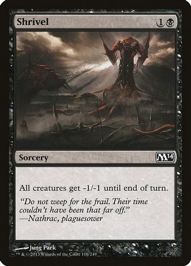 Shrivel (116) [Magic 2014 (M14)]