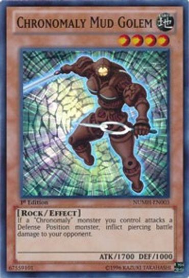 Chronomaly Mud Golem (NUMH-EN003) [Number Hunters]
