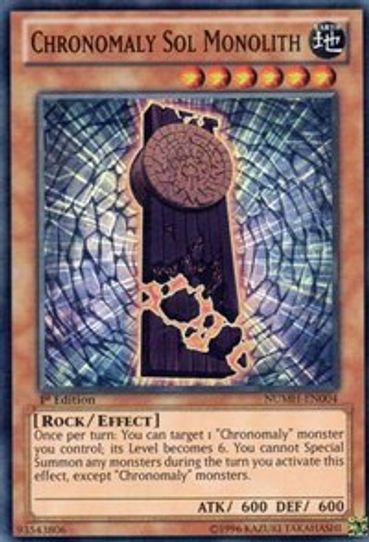 Chronomaly Sol Monolith (NUMH-EN004) [Number Hunters]