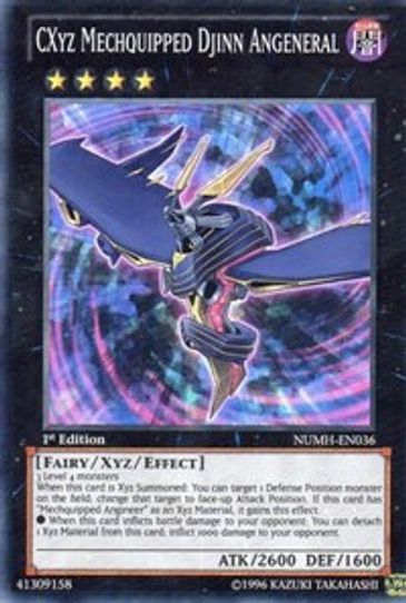 CXyz Mechquipped Djinn Angeneral (NUMH-EN036) [Number Hunters]